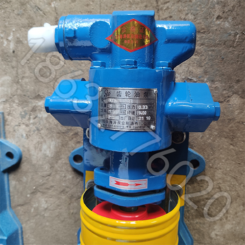  KCB系列齒輪油泵細節(jié)俯視剖析圖